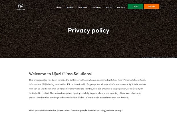 Ujuzikilimo-Privacy Policy