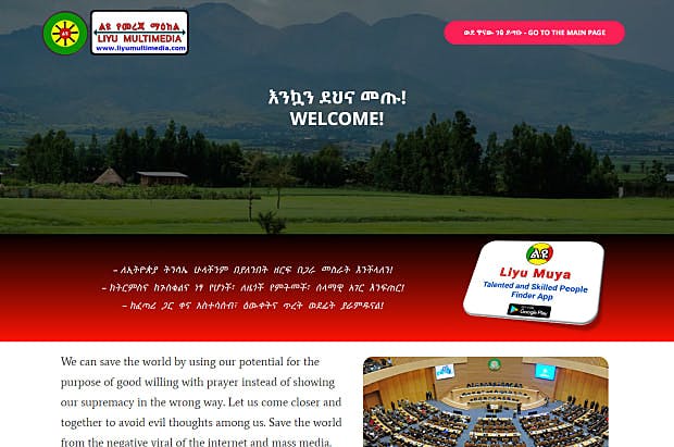 Liyu Multimedia-Homepage & Landing page