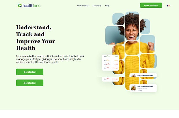Health lane -Homepage & Landing page