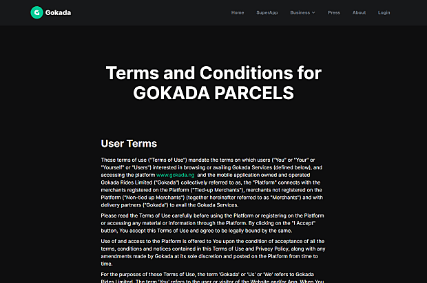 Gokada-Terms and Conditions