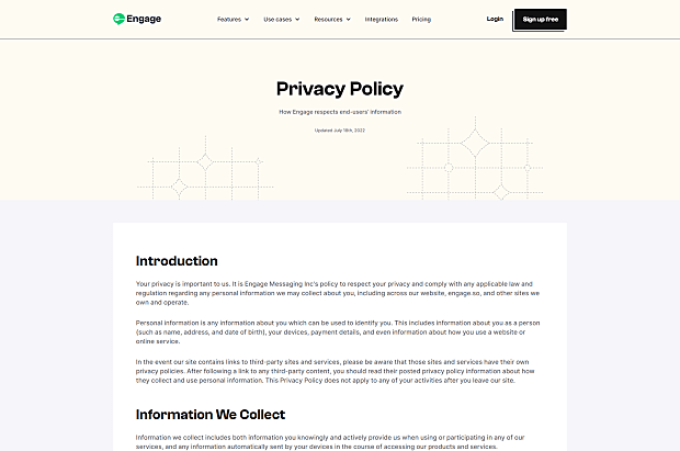 Engage-Privacy Policy