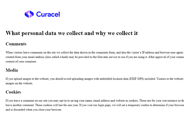 Curacel-Privacy Policy