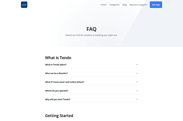 Tendo-Frequently Asked (FAQ)
