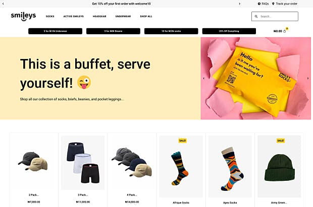 Smiley Socks Company-Features