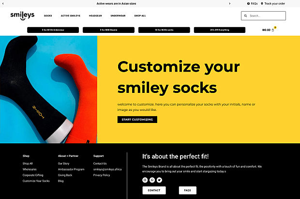 Smiley Socks Company